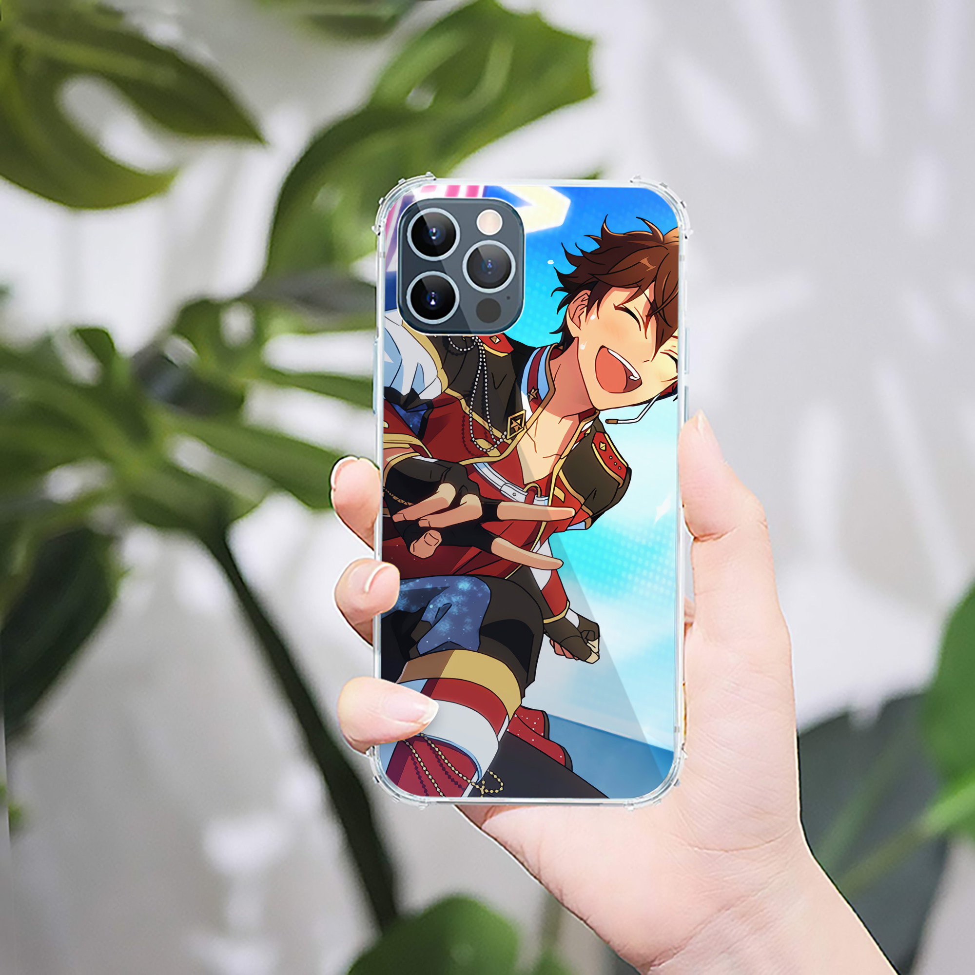 （画像用） あんさんぶるスターズ! Ensemble Stars 【iPhone 12シリーズ対応】透明スマホケース（クリアソフトケース）